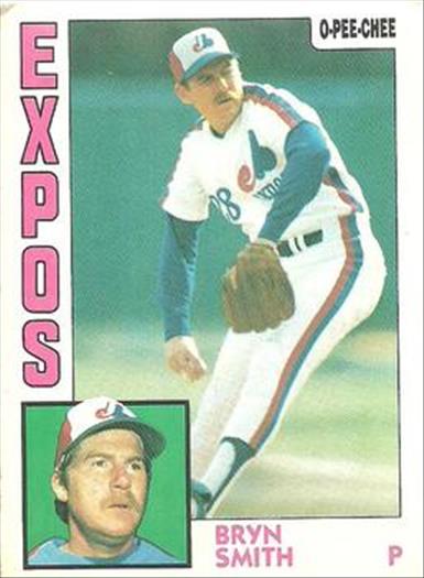 1984 O-Pee-Chee Baseball Cards 077      Bryn Smith